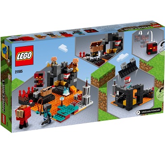 Lego Minecraft 21185 Le bastion du Nether.