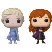 Elsa et anna Pop figurines la reine des neiges.