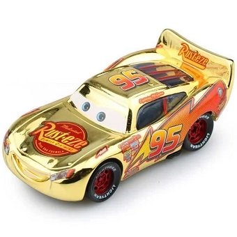 Flash McQueen gold Cars DisneyPixar