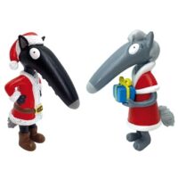 Loup et Louve noël 2 Figurines inédites.