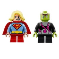 Supergirl + Brainiac Figurines Lego DC Super Heroes.