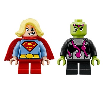 Supergirl + Brainiac Figurines Lego DC Super Heroes.