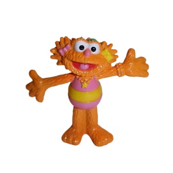 Zoé en maillot de Bain Figurine PVC 1 rue sésame 2007 rare