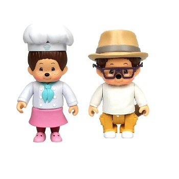 Monchhichi Saule + Pat, Figurines 2018.