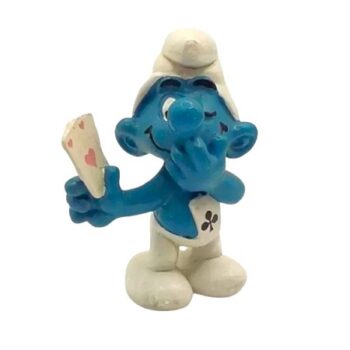 Schtroumpf triche aux cartes 1978 Peyo