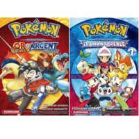 Lot Manga Pokémon la grande Aventure Or et Argent + T1 Diamant et Perle.