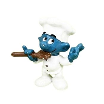 Schtroumpf Cuisinier PEYO schleich W.Germany.