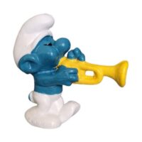 Schtroumpf Trompette PEYO SCHLEICH W.GERMANY