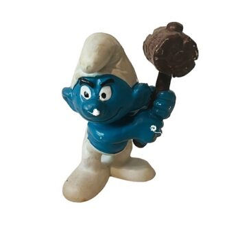Schtroumpf avec Maillet Peyo Schleich W.Germany.