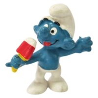 Schtroumpf avec glace 1978 Peyo Schleich