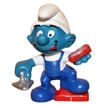 Schtroumpf Maçon 1982 Peyo Schleich W.Germany.