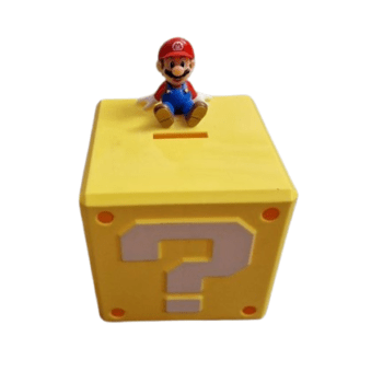 Tirelire Cube Bloc Super Mario. Rare
