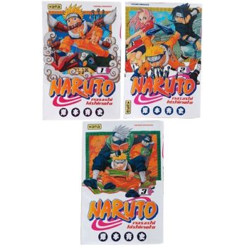 Mangas Naruto 1, 2 et 3