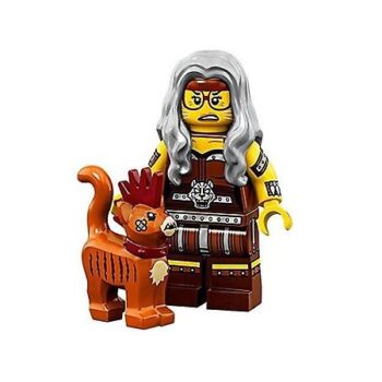 Sherry Griffoir-Poste et Scarfield (Apocalyptic Cat Lady) LEGO 71023 Figurine avec Chat.