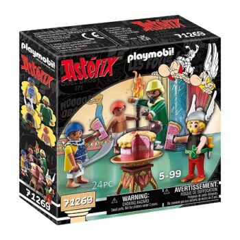 Playmobil Astérix 71269 – Le Gâteau Empoisonné d’Amonbofis (Neuf Jamais Ouvert, Boîte Abîmée)