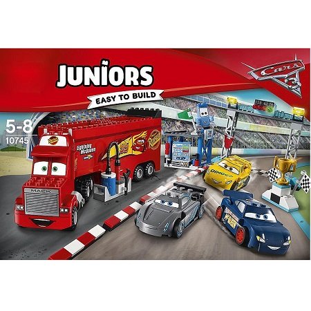 Set LEGO 10745 Cars Disney Junior Complet avec notices sans boite.