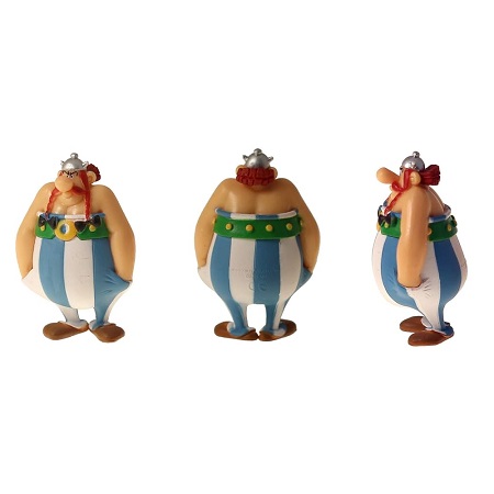 Figurine Obélix Plastoy 2017 Obélix les mains dans les poches 8 cm.