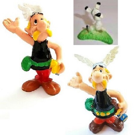 3 figurines Astérix et Obélix Bullyland 1990 Germany