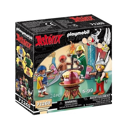 Playmobil Astérix 71269 – Le Gâteau Empoisonné d’Amonbofis (Neuf Jamais Ouvert, Boîte Abîmée)