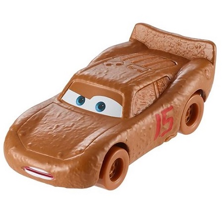 Flash McQueen couvert de boue n°15, Disney Pixar Mattel