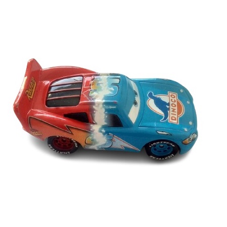 Flash McQueen transformation Dinoco Bleu et rouge Disney Pixar Cars Mattel