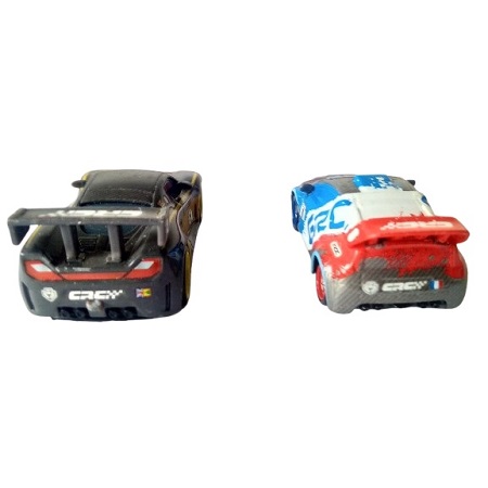Lewis Hamilton (2) + Raoul ÇaRoule (6) Mattel Disney Pixar Cars World Grand Prix.