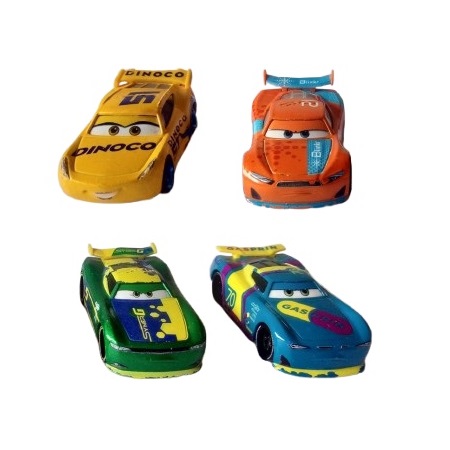 Lot 4 voiture cars 3 Richie Gunzit+Eric Braker+Cruz Ramirez+Ryan Inside Laney