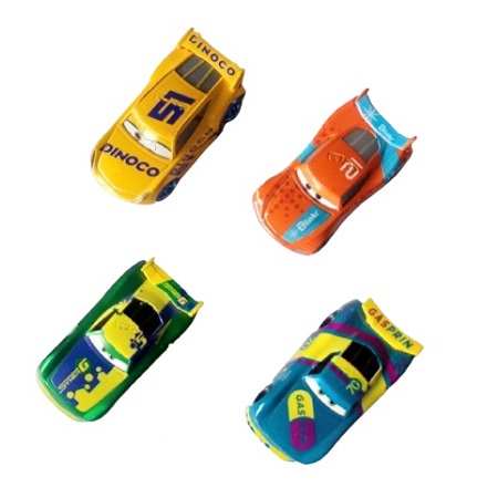 Lot 4 voiture cars 3 Richie Gunzit+Eric Braker+Cruz Ramirez+Ryan « Inside » Laney
