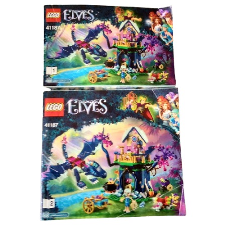 LEGO Elves 41187 - L'infirmerie cachée de Rosalyn - Complet avec notice - Sans boîte.