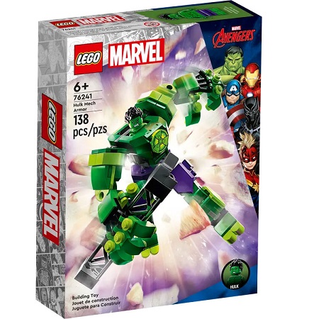 Hulk LEGO Marvel 76241 Mech Armor (L’armure robot de Hulk) Occasion, complet.