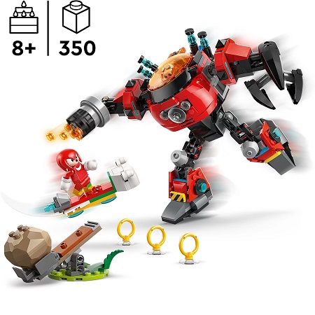 LEGO Sonic 77005 the Hedgehog Knuckles contre l’Egg Crusher de Dr. Eggman