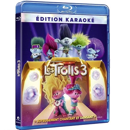 Les Trolls 3 Édition karaoké (Blu-ray) Neuf.