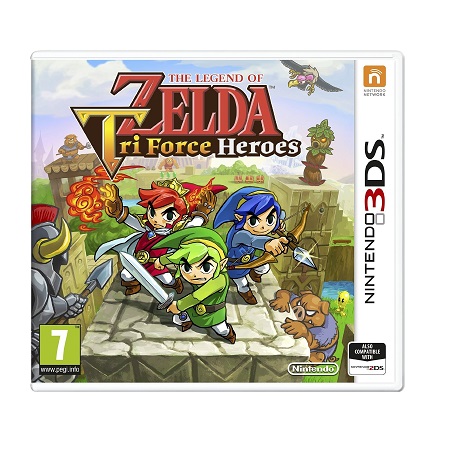 The Legend of Zelda Tri Force Heroes 3DS (français, occasion, très bon état, avec boîte)